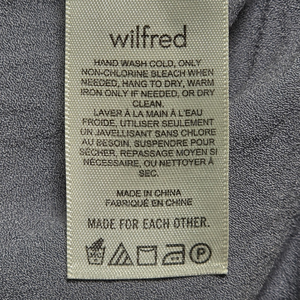 Aritzia Wilfred Mini Dress Womens 6 Lilac Puff Sleeve Sweetheart‎ Smocked - Picture 5 of 14